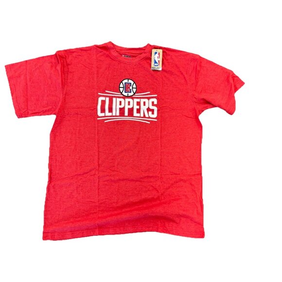 NWT Los Angeles Clippers T-Shirt Red Men's 2XT NBA Store - Picture 1 of 8
